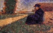 Georges Seurat Personality in the Landscape USA oil painting artist